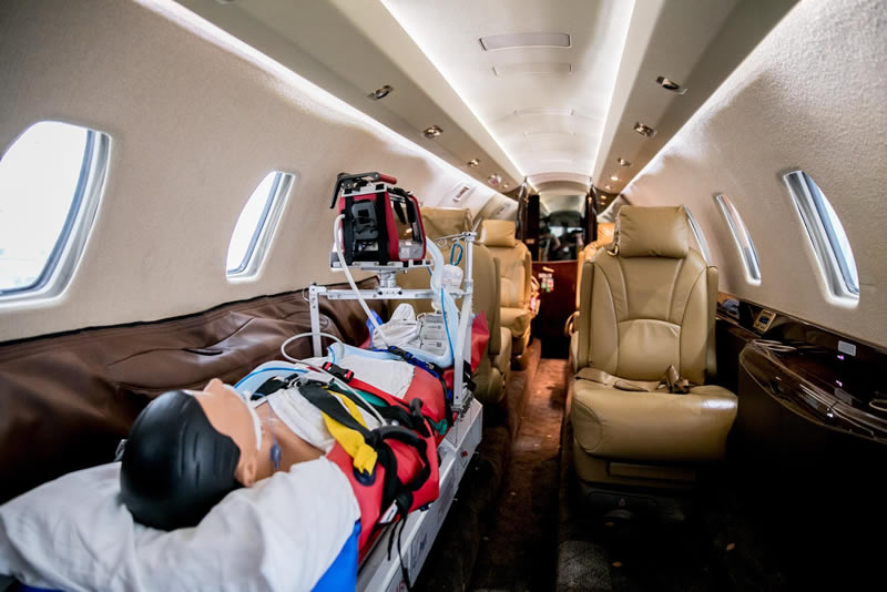 บริการเคลื่อนย้ายผู้ป่วยทางอากาศ (Air Medical Transport)