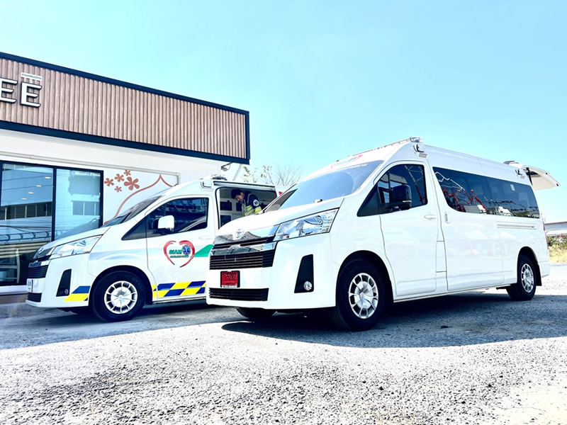 รถพยาบาลรับส่งผู้ป่วยตามนัด